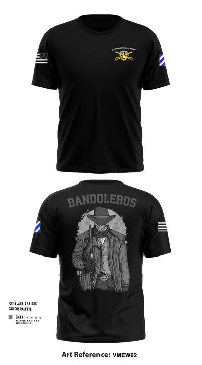 Bandoleros 86621412 Short Sleeve Performance Shirt - 4