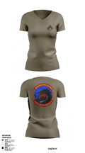 3D MLG CLR-37 49550102 Women's Short Sleeve V-neck Shirt - 3