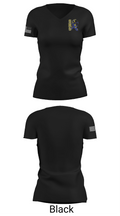 Stafford High School Basketball 81575563 Women's Short Sleeve V-neck Shirt - 38