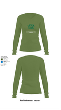 Wayland Union Middle School Wrestling 74603819 Women's Long Sleeve V-neck Shirt - 17