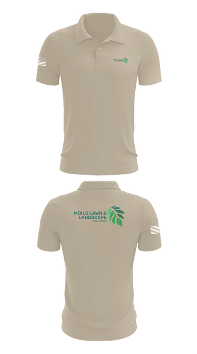 Moils Lawn and landscape 2540388 Short Sleeve Performance Polo - 9