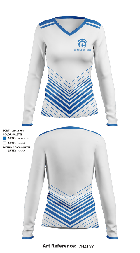 Womens Long Sleeve Vneck Shirt, Carteret High School Soccer, Women's Soccer, Teamtime, Team time, sublimation, custom sports apparel, team uniforms, spirit wear, spiritwear, sports uniforms, custom shirts, team store, custom team store, fundraiser sports, apparel fundraiser