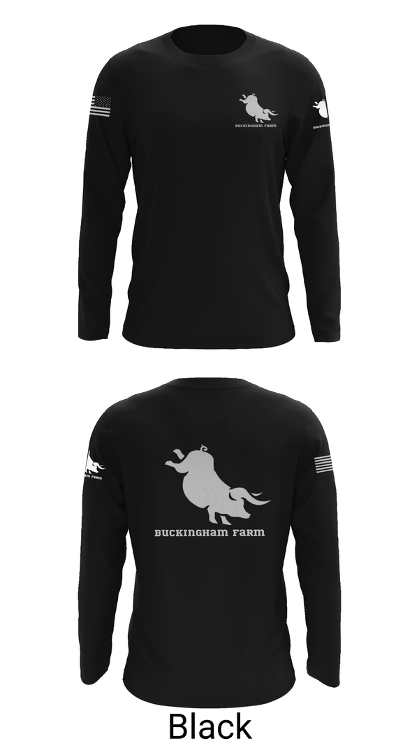 Long Sleeve Performance Shirt, Buckingham Farm, , Teamtime, Team time, sublimation, custom sports apparel, team uniforms, spirit wear, spiritwear, sports uniforms, custom shirts, team store, custom team store, fundraiser sports, apparel fundraiser