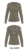 C co 1-185 Th 38843734 Women's Long Sleeve V-neck Shirt - 77