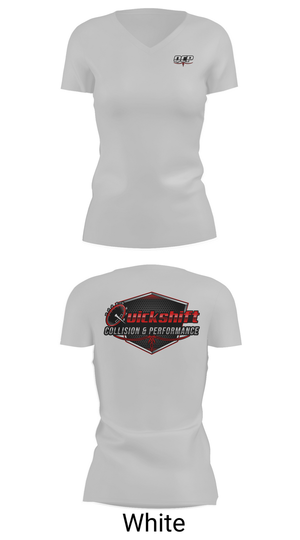 Womens Short Sleeve Vneck Shirt, Quickshift Collision & Performance, , Teamtime, Team time, sublimation, custom sports apparel, team uniforms, spirit wear, spiritwear, sports uniforms, custom shirts, team store, custom team store, fundraiser sports, apparel fundraiser