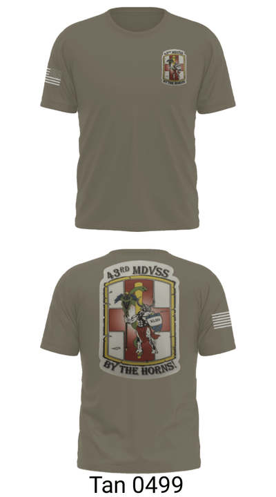 43rd Medical Detachment 2216181 Short Sleeve Performance Shirt - 76