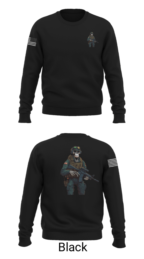 Crew Neck Sweatshirt, 3d lsb, Marines, Teamtime, Team time, sublimation, custom sports apparel, team uniforms, spirit wear, spiritwear, sports uniforms, custom shirts, team store, custom team store, fundraiser sports, apparel fundraiser