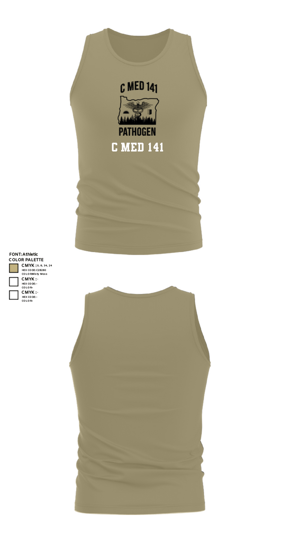 Tank Top, C MED 141, National Guard, Teamtime, Team time, sublimation, custom sports apparel, team uniforms, spirit wear, spiritwear, sports uniforms, custom shirts, team store, custom team store, fundraiser sports, apparel fundraiser
