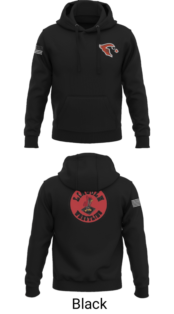 Hoodie, Lincoln High School Wrestling, Wrestling, Teamtime, Team time, sublimation, custom sports apparel, team uniforms, spirit wear, spiritwear, sports uniforms, custom shirts, team store, custom team store, fundraiser sports, apparel fundraiser