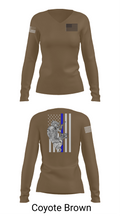 904th MP Det Military Working Dog 45495596 Women's Long Sleeve V-neck Shirt - 17