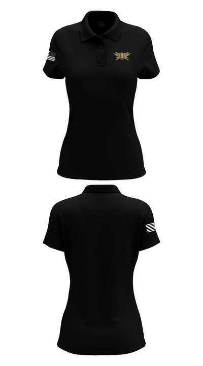E Trp 2-6 CAV, 25th CAB, 25th INF 18040120 Women's Short Sleeve Performance Polo  - 35