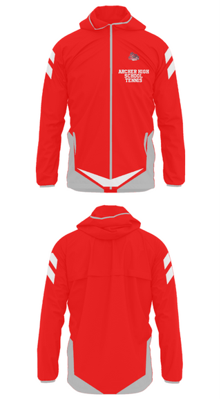Windbreaker, Archer High School Tennis, Tennis, Teamtime, Team time, sublimation, custom sports apparel, team uniforms, spirit wear, spiritwear, sports uniforms, custom shirts, team store, custom team store, fundraiser sports, apparel fundraiser