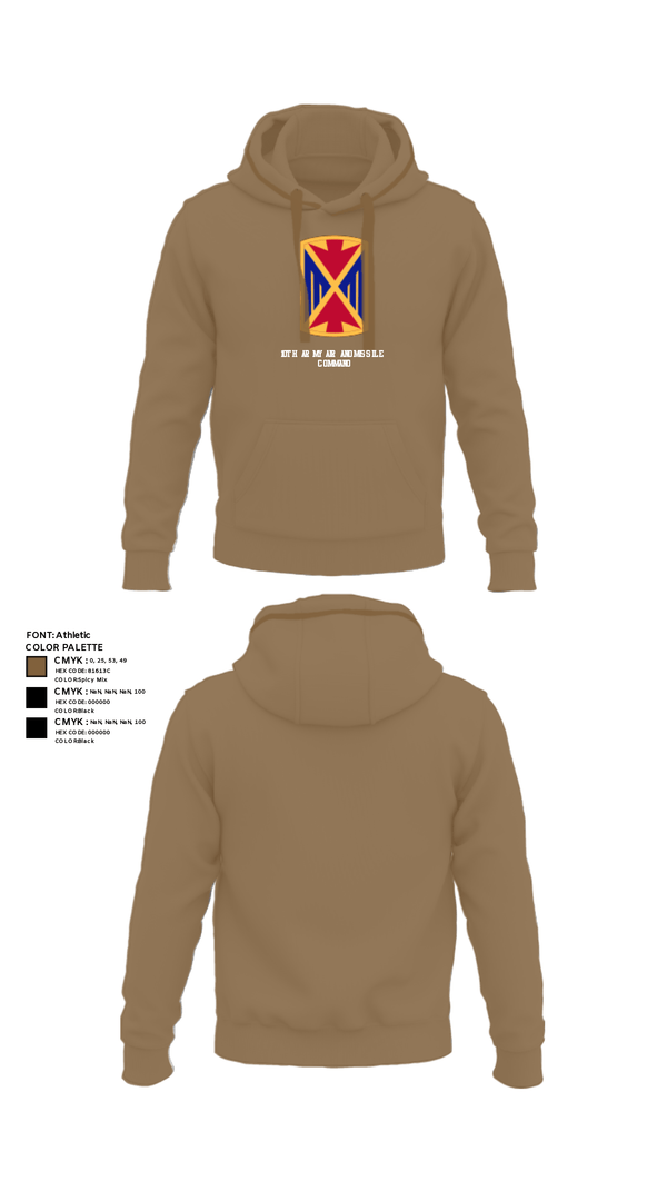 Hoodie, 10th Army Air and Missile Command, Army, Teamtime, Team time, sublimation, custom sports apparel, team uniforms, spirit wear, spiritwear, sports uniforms, custom shirts, team store, custom team store, fundraiser sports, apparel fundraiser