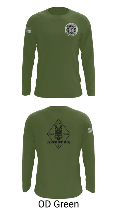 GCSO K9 19813935 Long Sleeve Performance Shirt 44