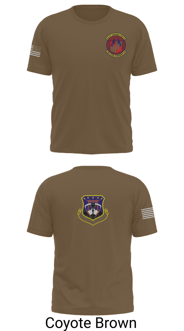 Short Sleeve Performance Shirt, 18th Civil Engineer Sq, Air Force, Teamtime, Team time, sublimation, custom sports apparel, team uniforms, spirit wear, spiritwear, sports uniforms, custom shirts, team store, custom team store, fundraiser sports, apparel fundraiser