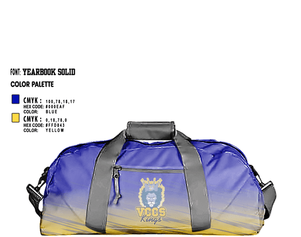 Duffle Bag, Victory Christian Center School Volleyball, Men's Volleyball, Teamtime, Team time, sublimation, custom sports apparel, team uniforms, spirit wear, spiritwear, sports uniforms, custom shirts, team store, custom team store, fundraiser sports, apparel fundraiser