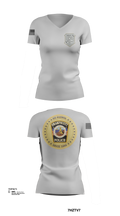 Swampscott Police 55581807 Women's Short Sleeve V-neck Shirt - 119