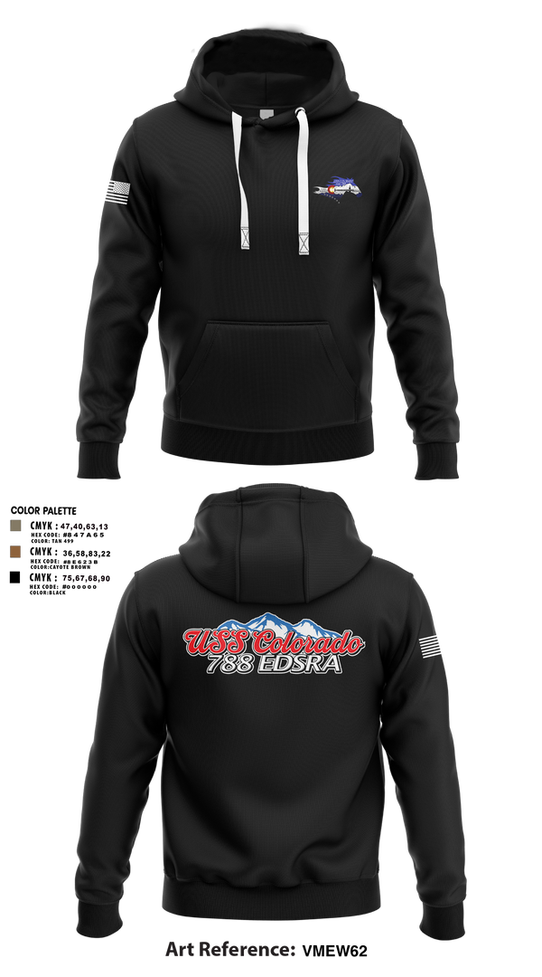 Hoodie, USS Colorado, Navy, Teamtime, Team time, sublimation, custom sports apparel, team uniforms, spirit wear, spiritwear, sports uniforms, custom shirts, team store, custom team store, fundraiser sports, apparel fundraiser