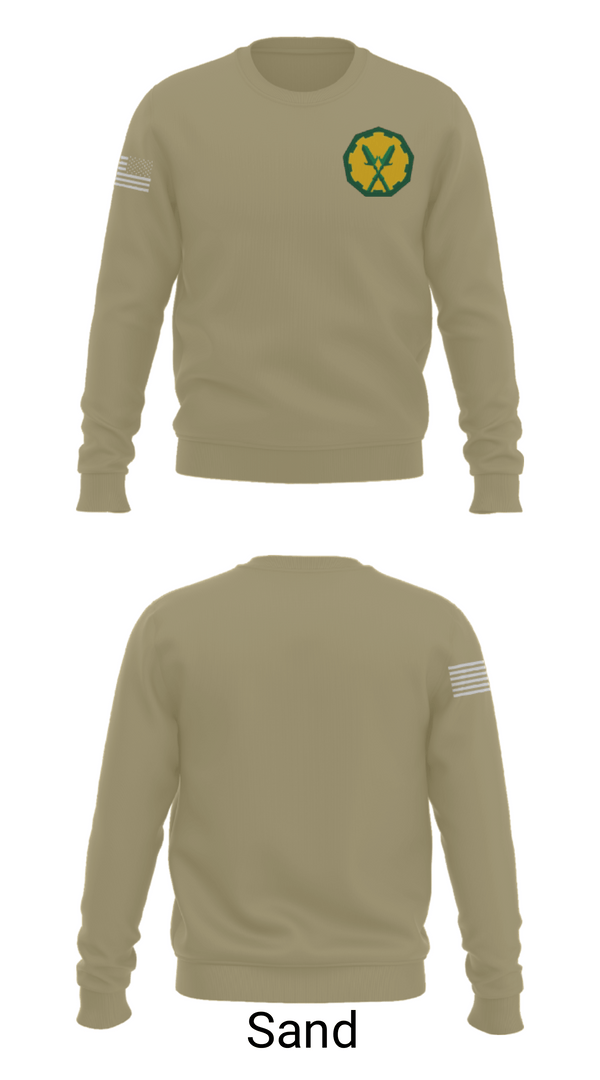 Crew Neck Sweatshirt, 160th mp bn, Army, Teamtime, Team time, sublimation, custom sports apparel, team uniforms, spirit wear, spiritwear, sports uniforms, custom shirts, team store, custom team store, fundraiser sports, apparel fundraiser