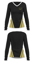 Hammond Academy Of Science & Tech Baseball 976805 Women's Long Sleeve V-neck Shirt - 23