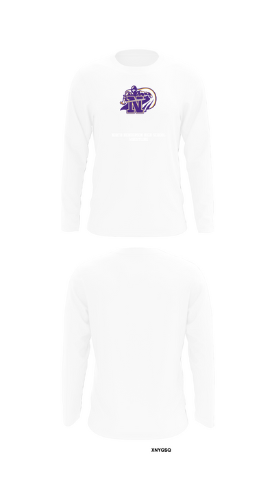 North Henderson High School Wrestling 82995559 Long Sleeve Performance Shirt - 8