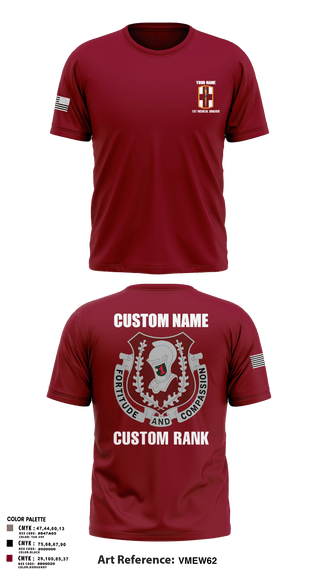 Short Sleeve Performance Shirt, 1st Medical Brigade, , Teamtime, Team time, sublimation, custom sports apparel, team uniforms, spirit wear, spiritwear, sports uniforms, custom shirts, team store, custom team store, fundraiser sports, apparel fundraiser