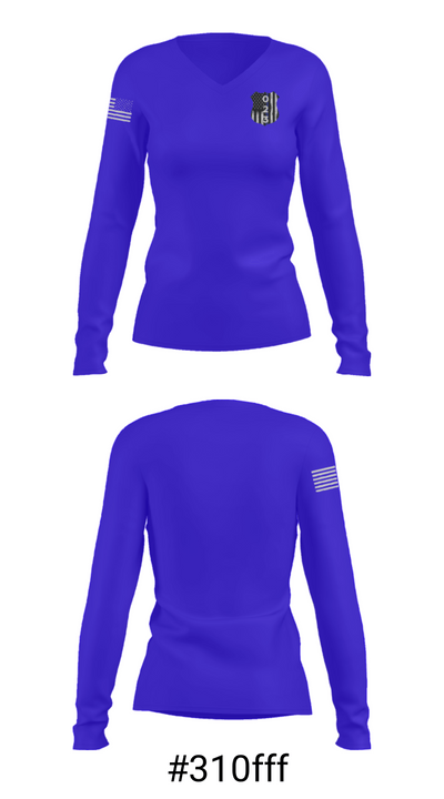023 APD 82899728 Women's Long Sleeve V-neck Shirt - 10