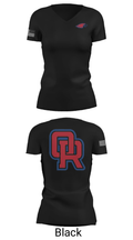 Oak Ridge High School Tennis 19732453 Women's Short Sleeve V-neck Shirt - 14