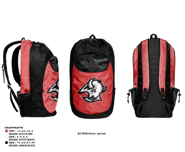 Gear Bag, Buffalo High School Golf, Golf, Teamtime, Team time, sublimation, custom sports apparel, team uniforms, spirit wear, spiritwear, sports uniforms, custom shirts, team store, custom team store, fundraiser sports, apparel fundraiser
