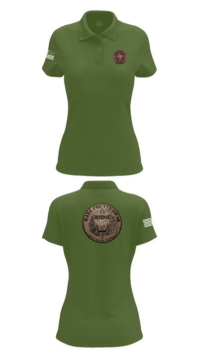 Hays County SWAT 65771365 Women's Short Sleeve Performance Polo  - 52