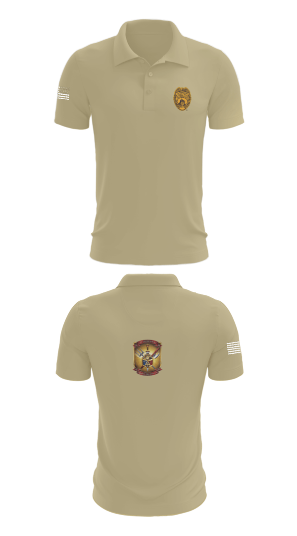 Short Sleeve Performance Polo, 4th Law Enforcement Battalion Bravo Company, Marines, Teamtime, Team time, sublimation, custom sports apparel, team uniforms, spirit wear, spiritwear, sports uniforms, custom shirts, team store, custom team store, fundraiser sports, apparel fundraiser