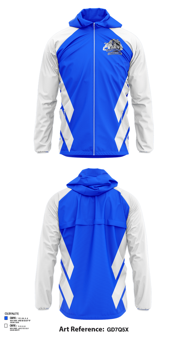 Windbreaker, Safford High School Soccer, Men's Soccer, Teamtime, Team time, sublimation, custom sports apparel, team uniforms, spirit wear, spiritwear, sports uniforms, custom shirts, team store, custom team store, fundraiser sports, apparel fundraiser