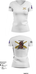 ALPHA ROCK 20137343 Women's Short Sleeve V-neck Shirt - 202
