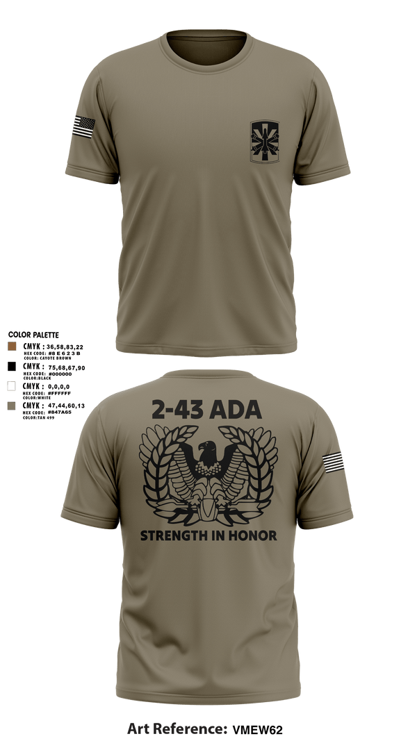 Old School Cotton Feel Shirt, 2/43 ADA, Army, Teamtime, Team time, sublimation, custom sports apparel, team uniforms, spirit wear, spiritwear, sports uniforms, custom shirts, team store, custom team store, fundraiser sports, apparel fundraiser