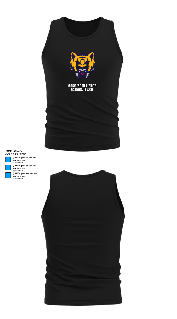 Tank Top, Moss Point High School Band, Spirit Store, Teamtime, Team time, sublimation, custom sports apparel, team uniforms, spirit wear, spiritwear, sports uniforms, custom shirts, team store, custom team store, fundraiser sports, apparel fundraiser