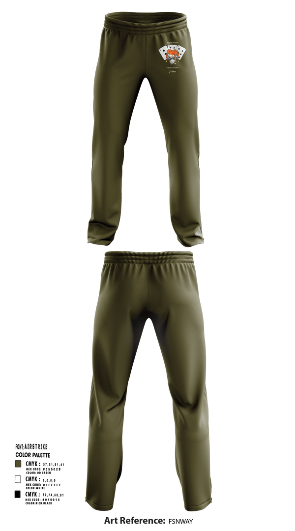 Sweatpants, 397TH SC, Army, Teamtime, Team time, sublimation, custom sports apparel, team uniforms, spirit wear, spiritwear, sports uniforms, custom shirts, team store, custom team store, fundraiser sports, apparel fundraiser