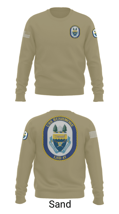 USS RUSHMORE 78932182 Crew Neck Sweatshirt - 81