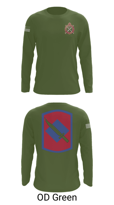 Fox Company 39th BSB (FA FSC) 47810185 Long Sleeve Performance Shirt - 34