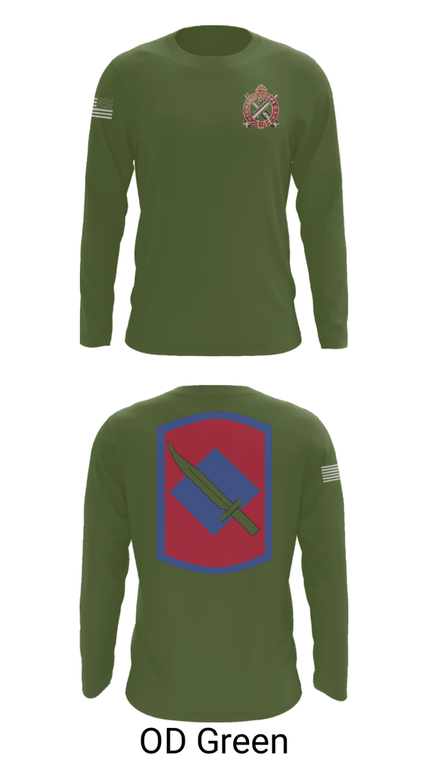 Long Sleeve Performance Shirt, Fox Company 39th BSB (FA FSC), National Guard, Teamtime, Team time, sublimation, custom sports apparel, team uniforms, spirit wear, spiritwear, sports uniforms, custom shirts, team store, custom team store, fundraiser sports, apparel fundraiser