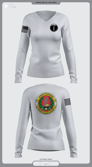 Women's Long Sleeve Vneck Shirt, IMC, Marines, Teamtime, Team time, sublimation, custom sports apparel, team uniforms, spirit wear, spiritwear, sports uniforms, custom shirts, team store, custom team store, fundraiser sports, apparel fundraiser