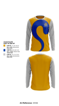 West Valley Drive Basketball 85017541 Long Sleeve Performance Shirt - 1