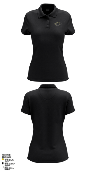 Women's Short Sleeve Performance Polo, Manila Middle School Volleyball, Women's Volleyball, Teamtime, Team time, sublimation, custom sports apparel, team uniforms, spirit wear, spiritwear, sports uniforms, custom shirts, team store, custom team store, fundraiser sports, apparel fundraiser