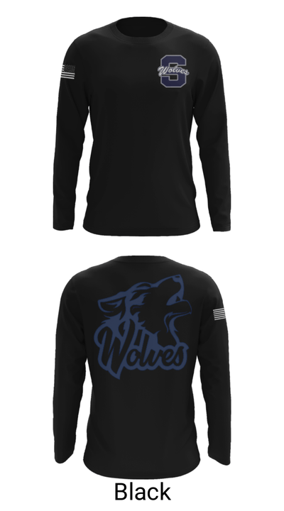Shawnee Middle School Cheer 74518757 Long Sleeve Performance Shirt - 26