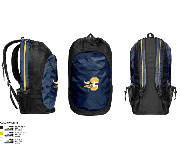 Gear Bag, Walled Lake Central Gymnastics, Spirit Store, Teamtime, Team time, sublimation, custom sports apparel, team uniforms, spirit wear, spiritwear, sports uniforms, custom shirts, team store, custom team store, fundraiser sports, apparel fundraiser
