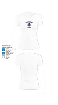 Thales Academy-Apex High School Cheer 7969385 Women's Short Sleeve V-neck Shirt - 18