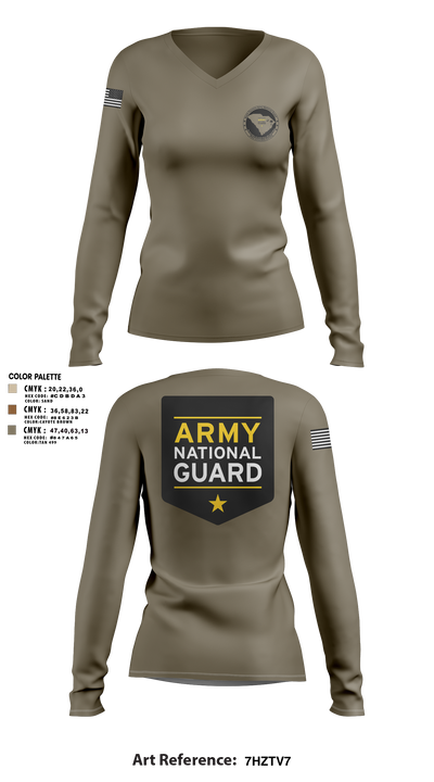 undefined Women's Long Sleeve V-neck Shirt - 107