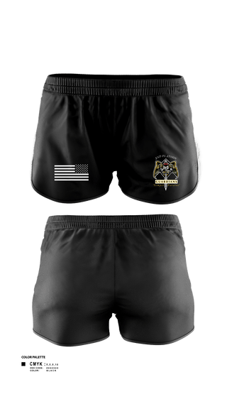 Women's Shorts, 2/108th Guardians, Army, Teamtime, Team time, sublimation, custom sports apparel, team uniforms, spirit wear, spiritwear, sports uniforms, custom shirts, team store, custom team store, fundraiser sports, apparel fundraiser