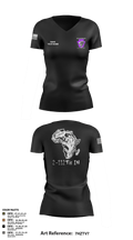 Charger Co. / 2-112th Infantry Battalion 37738588 Women's Short Sleeve V-neck Shirt - 48