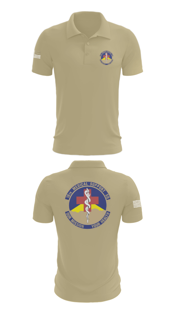Short Sleeve Performance Polo, 18 MDSS, Air Force, Teamtime, Team time, sublimation, custom sports apparel, team uniforms, spirit wear, spiritwear, sports uniforms, custom shirts, team store, custom team store, fundraiser sports, apparel fundraiser