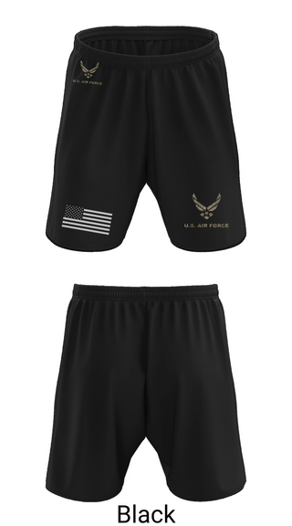 Athletic Shorts With Pockets, Wings, Air Force, Teamtime, Team time, sublimation, custom sports apparel, team uniforms, spirit wear, spiritwear, sports uniforms, custom shirts, team store, custom team store, fundraiser sports, apparel fundraiser